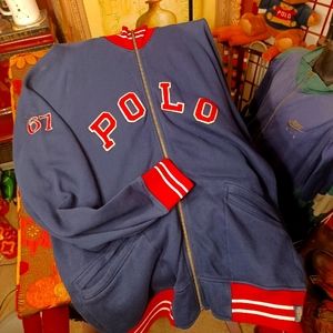 Polo Ralph Lauren Spell Out Zip Jacket 67 Track Jacket USA Sz Mens 3LT 3XLT